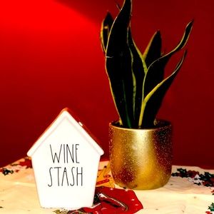 Wine stash piggy bank